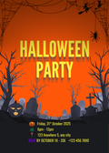 🎃 Editable Halloween Poster (Digital Download)